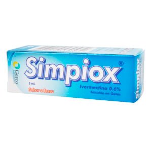 SIMPIOX  0.6%  (IVERMECTINA) GOTAS FCO X 5ML