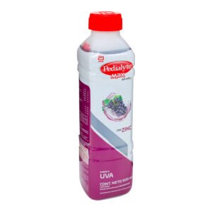 PEDIALYTE MAX 60 CON ZINC UVA - SUERO ORAL FCO X 500 ML
