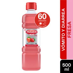 PEDIALYTE MAX 60 CON ZINC FRESA - SUERO ORAL FCO X 500 ML