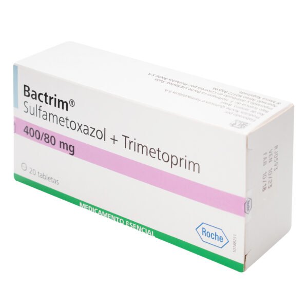 BACTRIM 80 + 400 MG TBS  - SULFAMETOXAZOL + TRIMETOPRIM CAJ X 20 UN