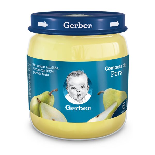 COMPOTA GERBER PERA FCO X 113 GR