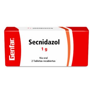 SECNIDAZOL 1 GR TABLETA CAJ X 2 UN