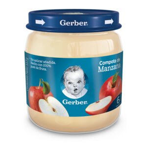 COMPOTA GERBER MANZANA FCO X 113GR