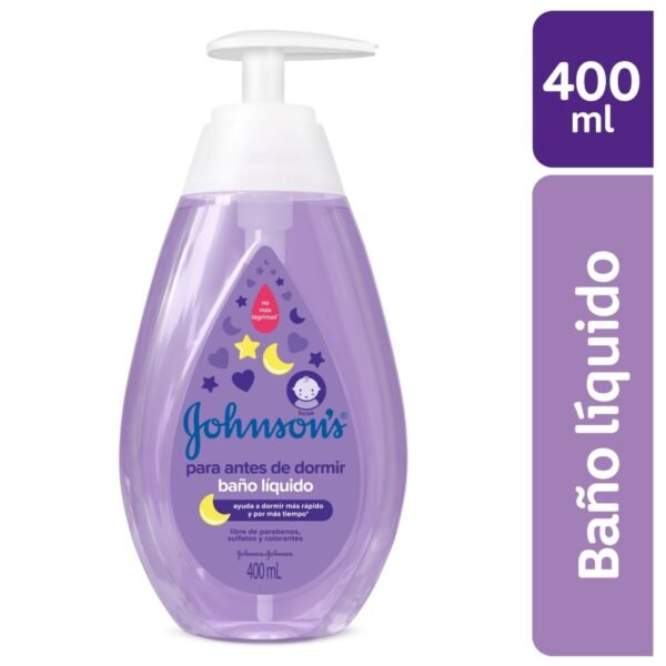 BAÑO LIQUIDO JOHNSONS BABY ANTES DE DORMIR FCO X 400 ML
