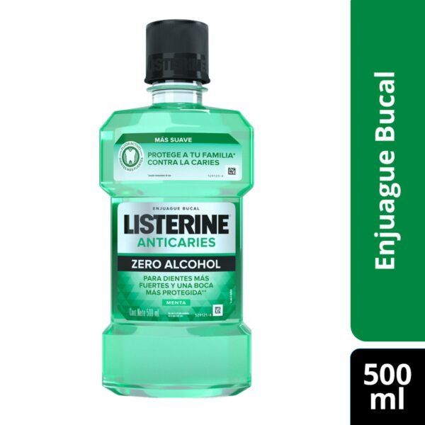 LISTERINE ANTICARIES ZERO FCO X 500 ML