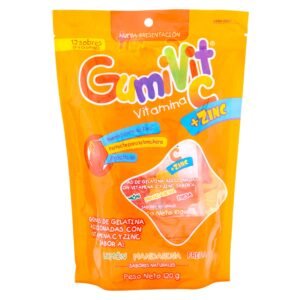 GUMIVIT C +ZINC 120 GR BOLSA PAQ X 12UNDS