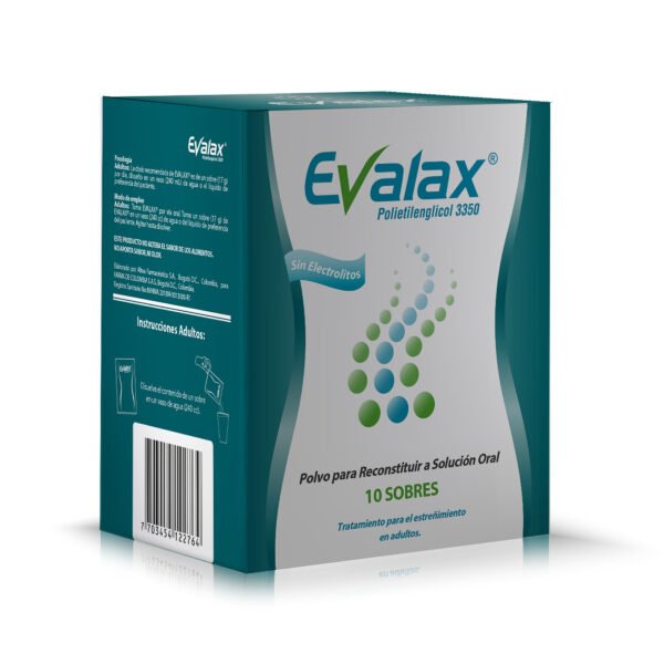 EVALAX POLIETILENGLICOL 3350 * SOBRE X 17G