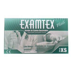 GUANTE EXAMTEX TALLA XS PROTEX CJ X 100 UND