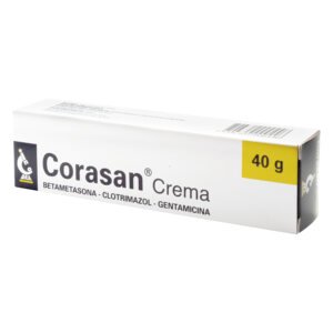 CORASAN  CREMA - BETAMETASONA + CLOTRIMAZOL + GENTAMICINA TUBO X 40 GR