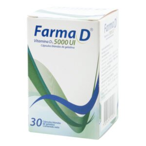 FARMA D 5000 UI CAPSULAS TARRO X 30 UNI