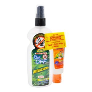 REPELENTE STAY OFF AMAZON 200ML + CREMA 60GR OFERTA