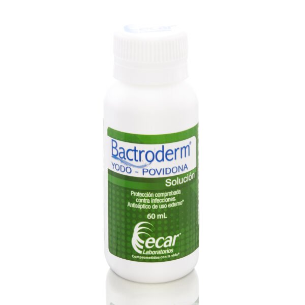 BACTRODERM SOLUCION- YODOPOVIDONA FCO X 60ML