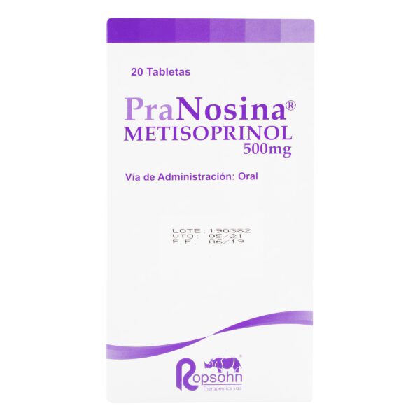 PRANOSINA 500MG TABLETAS CAJA X 20 UNID