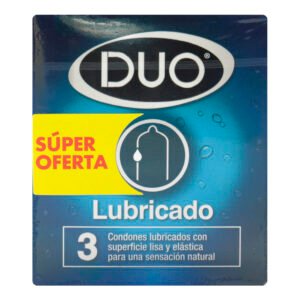 PRESERVATIVO DUO LUBRICADO PAQUET X 3