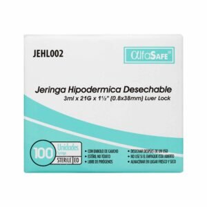 JERINGA ALFA  3ML  21X1 1/2 *** UNIDAD