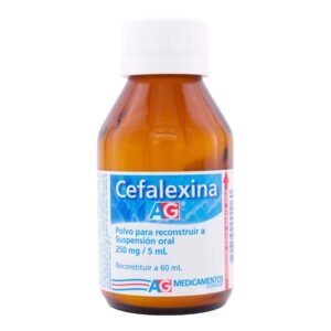 CEFALEXINA 250 MG SUSPENSION AG FCO X 60 ML