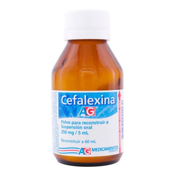 CEFALEXINA 250 MG SUSPENSION AG FCO X 60 ML