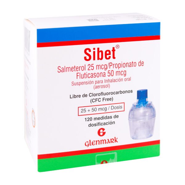 SIBET 25/50MCG + INHALOCAMARA KIT X 120DOSIS