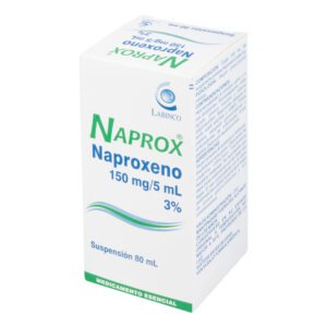 NAPROX NAPROXENO 150 MG SUSPENSION FCO X 80 ML