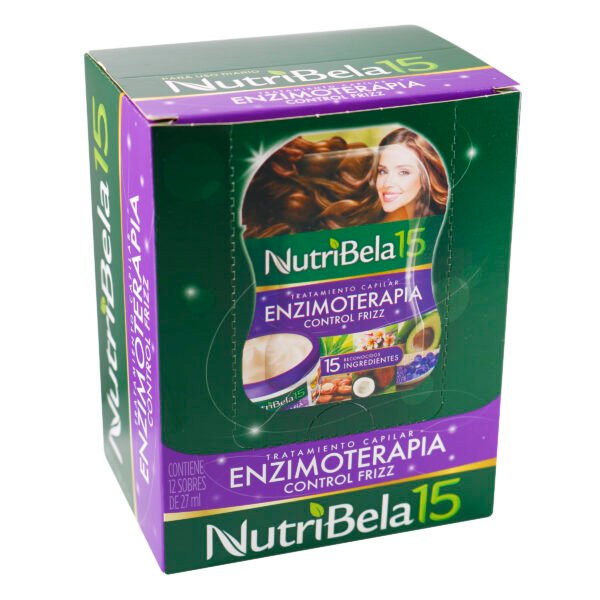 NUTRIBELA 15 ENZIMOTERAPIA CONTROL FRIZZ SOBRE X 27ML