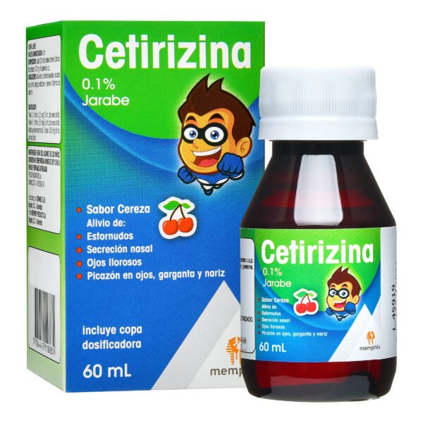 CETIRIZINA DICLORHIDRATO JARABE FCO X 60 ML