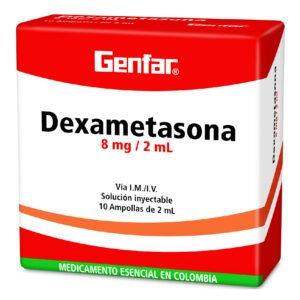 DEXAMETASONA 8 MG * AMP X 2 ML