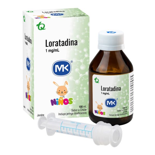 LORATADINA 1MG/ML JARABE + DOSIFICADOR MK FCO X 100 ML