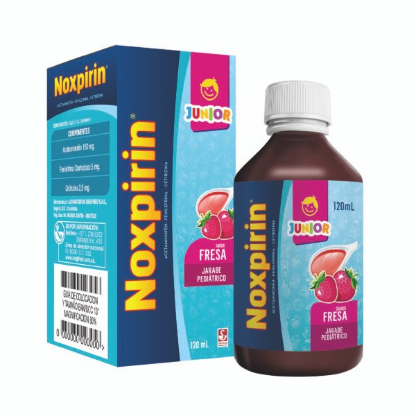NOXPIRIN JUNIOR F JBE FCO X 120 ML