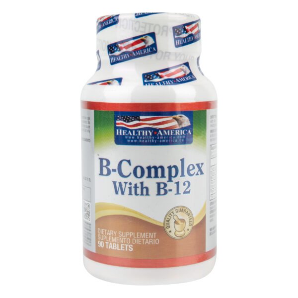 B-COMPLEX WITH B-12- VITAMINA B FCO X 90 CAP