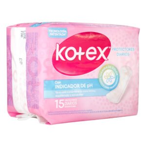 PROTECTOR KOTEX DIARIO INDIC BOLSA 15UND BOLSA X 15 UND