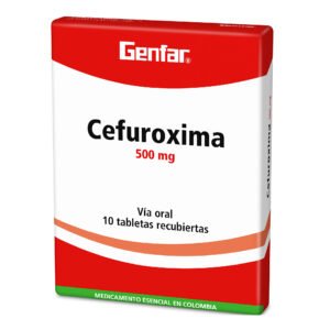 CEFUROXIMA 500 MG CAJA X 10 TBS