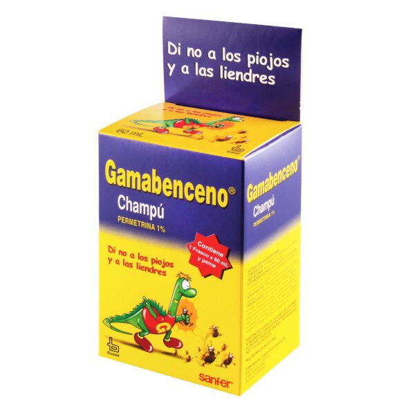 CHA.GAMABENCENO PLUS DINO FCO X 60 ML
