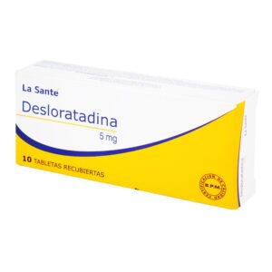 DESLORATADINA 5 MG CAJA X 10 TBS