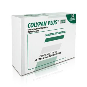 COLYPAN PLUS 200/120 MG  - TRIMEBUTINA  + SIMETICONA CAJA X 30 TBS