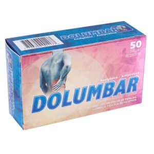 DOLUMBAR 220 MG/50 MG CAFEINA 50 TBS CJ X 50 UND