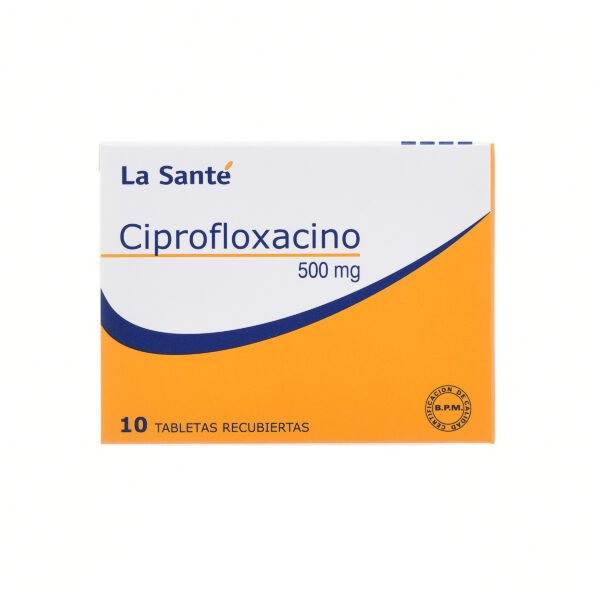 CIPROFLOXACINA 500 MG CAJA X 10 TBS