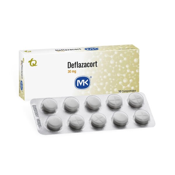 DEFLAZACORT 30 MG  MK CAJA X 10 TBS