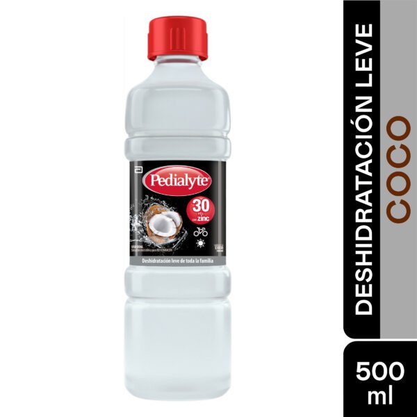PEDIALYTE  ZINC 30 COCO - SOLUCION ORAL FCO X 500 ML
