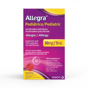 ALLEGRA PEDIATRICO 30MG/5ML - SUSPENSION ORAL FCO X 150 ML