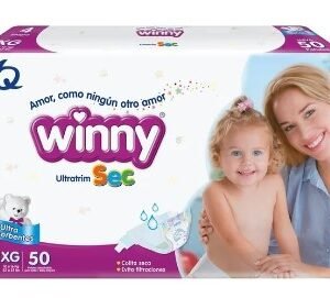 PAÑAL WINNY ULTRATRIM SEC MORADO ETP 4 PAQ X 50