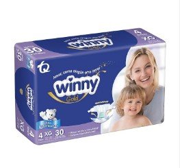 PAÑAL WINNY ULTRATRIM GOLD ETP 4 PAQUE X 30