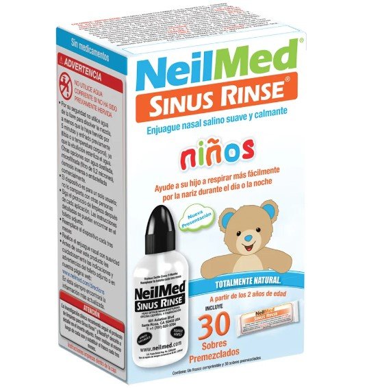 SINUS RINSE  KIT PEDIATRICO CAJA 30 SOBRES CAJA 30 SOBRES