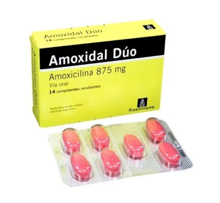 AMOXIDAL DUO CAP X 875 MG - AMOXICILINA CAJ X 14 COMPRI