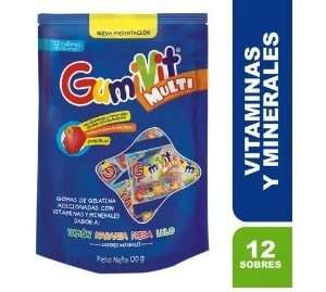 GUMIVIT MULTI  120 GR BOLSA PAQ X 12UNDS