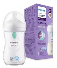 TETERO NATURAL TRANSPARENTE ELEFANTE  1M+ 260ML FCO X 9ONZ