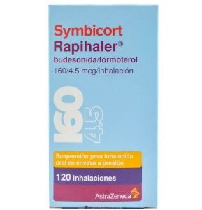 SYMBICORT RAPIHALER 160/4.5M - INHALADOR BUCAL FCO X 120 DOSIS