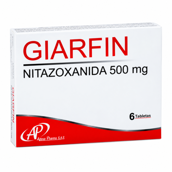 GIARFIN 500 MG TABL (NITAXO) CAJA X 6