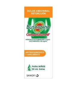 BUSCAPINA NF GOTAS - HIOSCINA + ACETAMINOFEN FCO X 30 ML