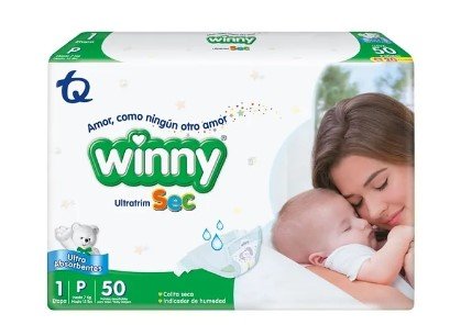 PAÑAL WINNY ULTRATIM SEC ETP1 PAQ X 50