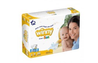 PAÑAL WINNY ULTRATIM SEC ET. 2 AMARILLO PAQU X 50